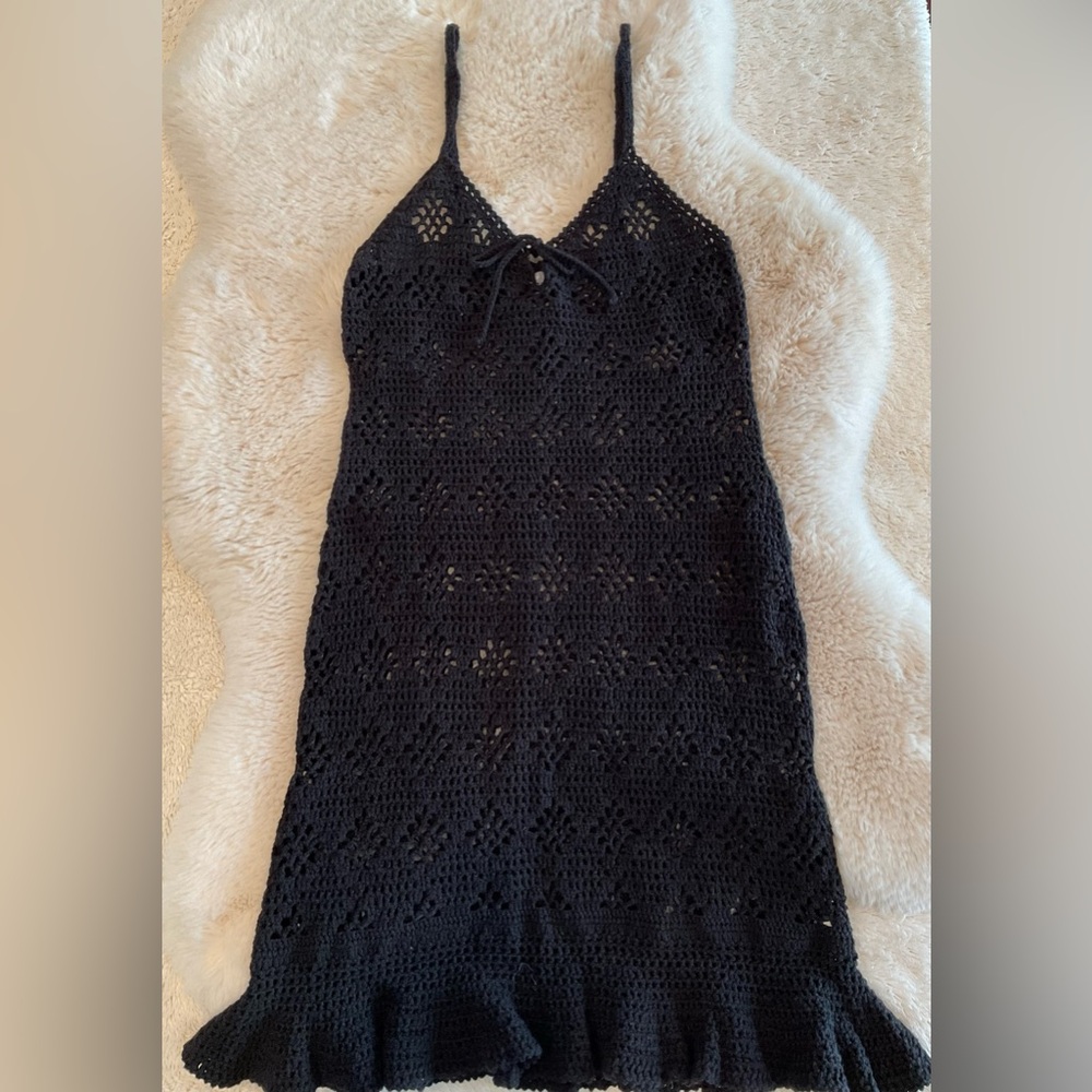aerie CROCHET COVERUP/SUNDRESS Size SM